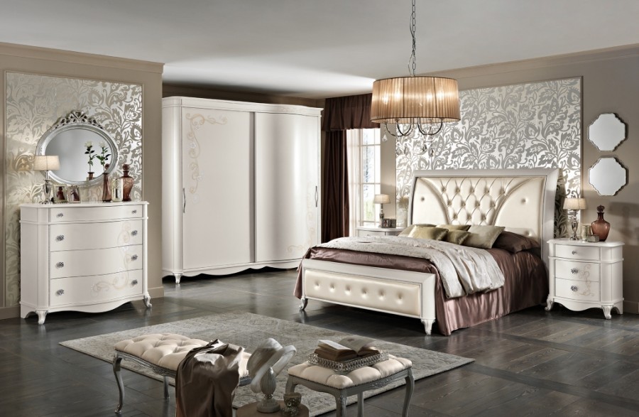 Camera da letto classica Produzione artigianale Modello Clizia