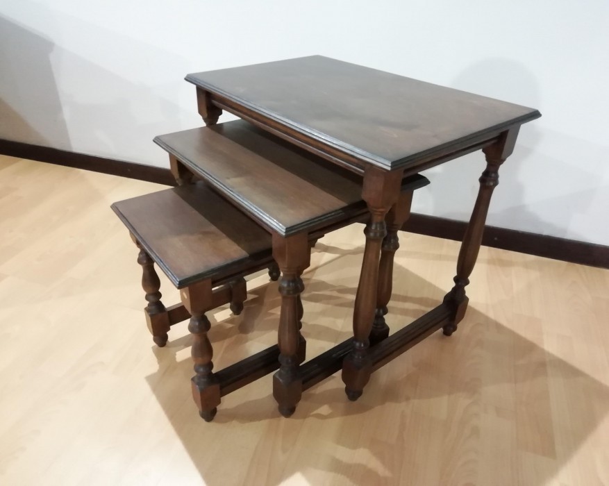 Tavolino classico Produzione artigianale Tris Tavolini