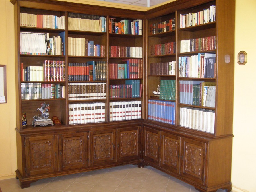 Libreria classica Produzione artigianale Barocco Piemontese
