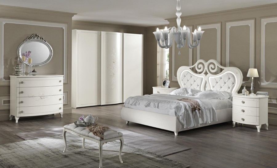 Camera da letto classica Produzione artigianale Modello Clare