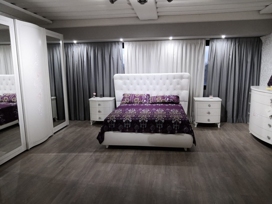 Camera da letto classica Produzione artigianale Modello Bianca