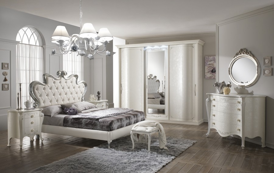 Camera da letto classica Produzione artigianale Modello Chanel