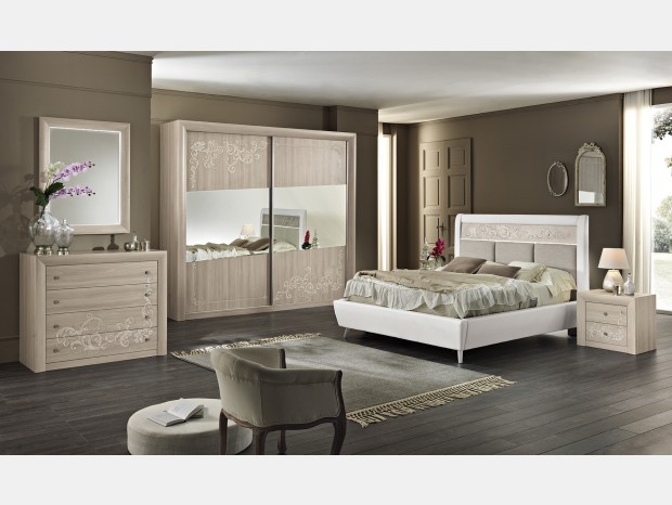 Camera da letto classica Produzione artigianale Modello Denise