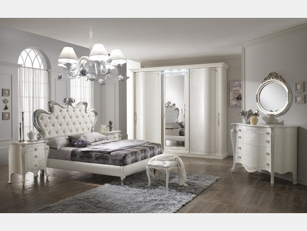 Camera da letto classica Produzione artigianale Modello Chanel