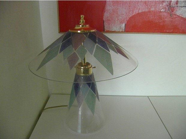 Lampada da tavolo classica Produzione artigianale Rombi