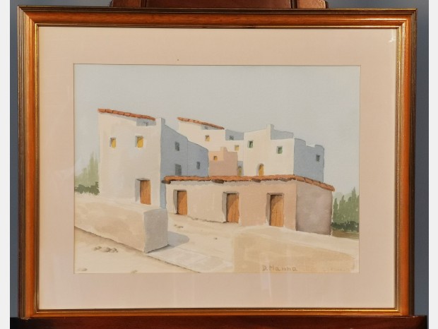 Complemento d'arredo Produzione artigianale case mediterranee del pittore D. Manna